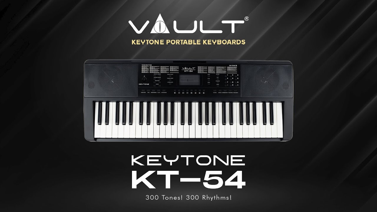 Vault Keytone KT-54 Portable Keyboard Demo w/ Mayank Arya