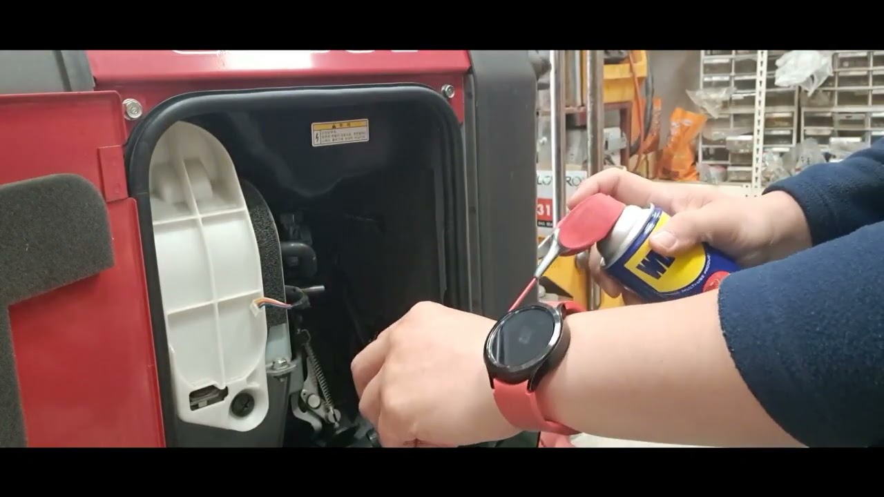 혼다발전기 EU30iS 시동꺼짐 상태 수리 테스트 카뷰레터 세척 14분1초 완료하기