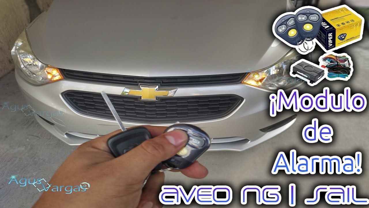 INSTALANDO ALARMA #VIPER EN EL AVEO NG/SAIL #CHEVROLET | Agus Vargas