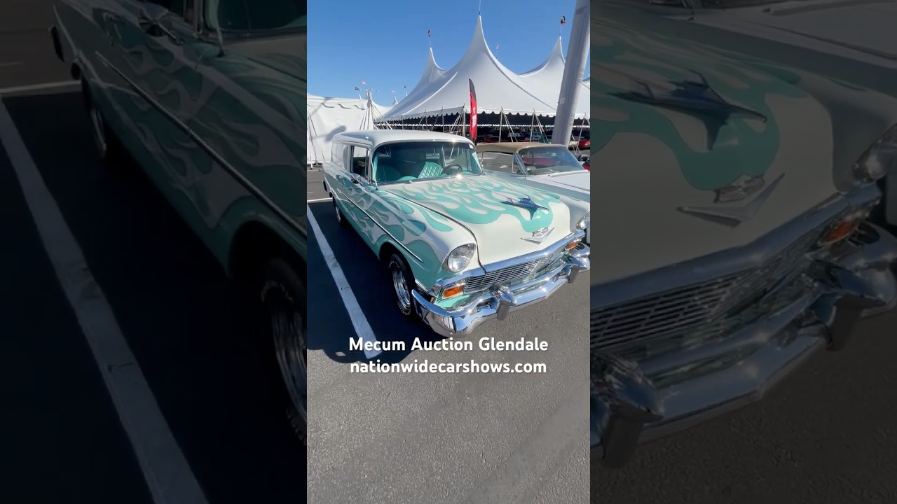 1956 Chevy 210 Custom Sedan Delivery. Auction now thru 22nd 