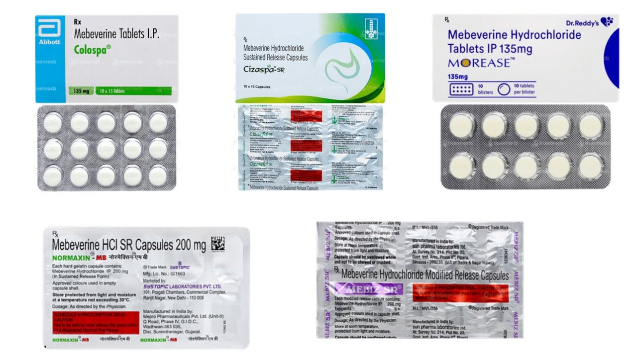 Mebeverine Tablet Uses Side effects in Hindi in IBS Colospa/Crizaspa/Morease/NormaxinMB/MebizSR