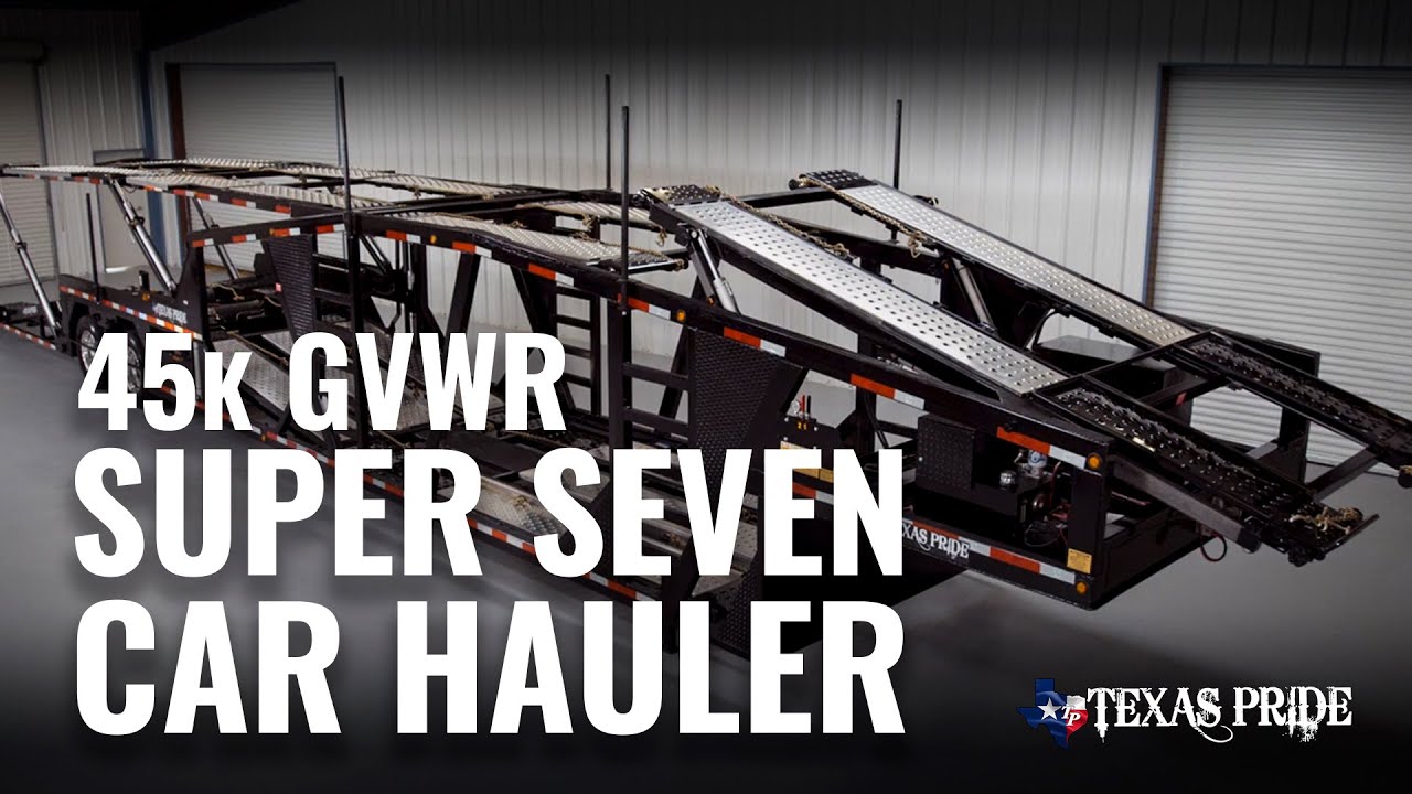 Walk Around: 45K lb GVWR Super Seven Car Hauler Trailer | Texas Pride
