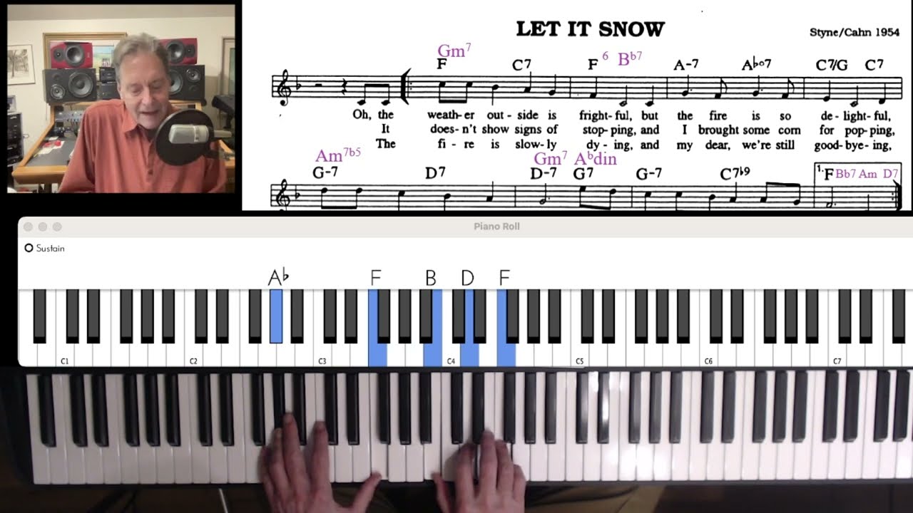 Let It Snow - Winter Wonderland 🎹 Jazz Piano College