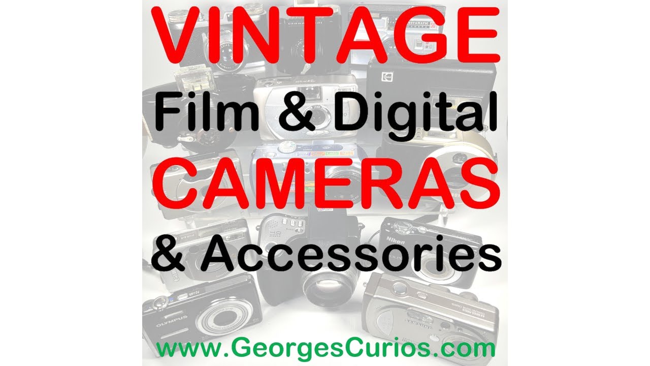 Vintage Film & Digital Cameras & Accessories 