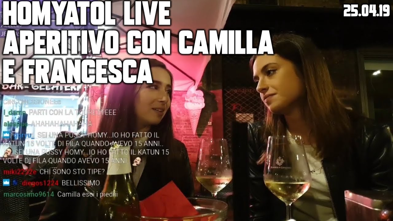 Homyatol live - Aperitivo con CAMILLA INTEGRALE