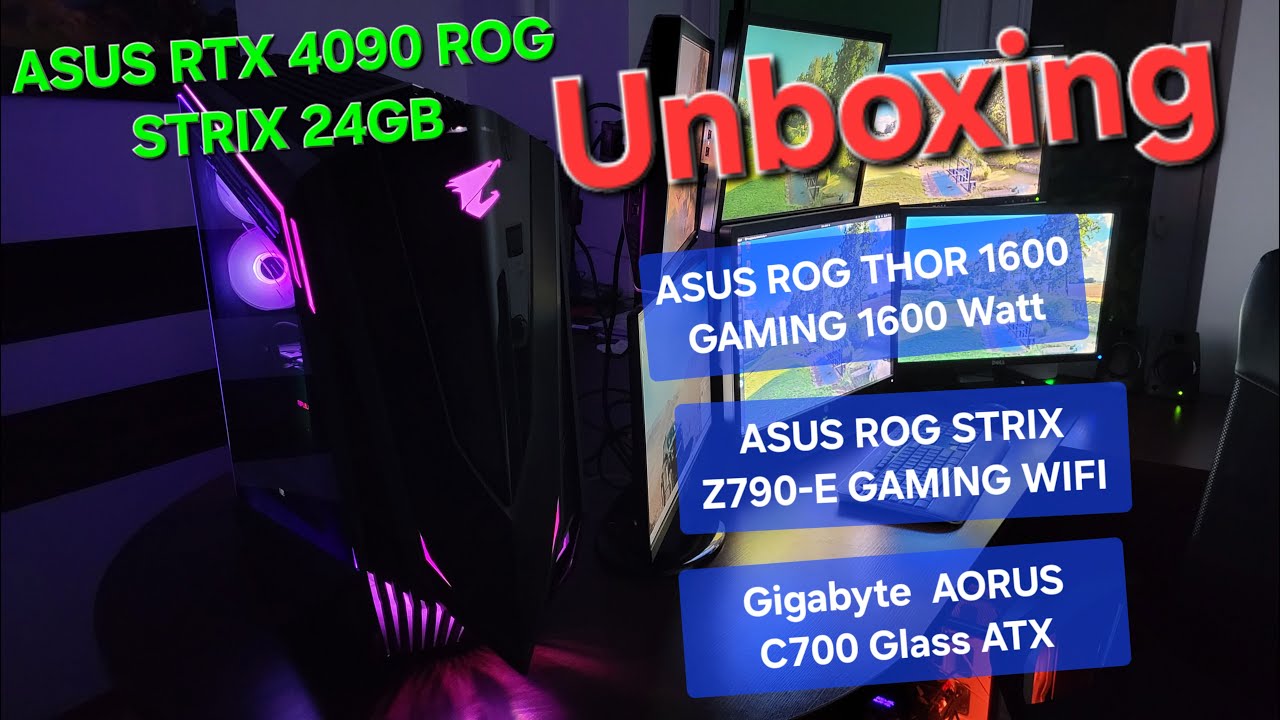 Składam komputer za 25 tys ! Część 1 - UNBOXING podzespołów i prezentacja obudowy AORUS C700 GLASS