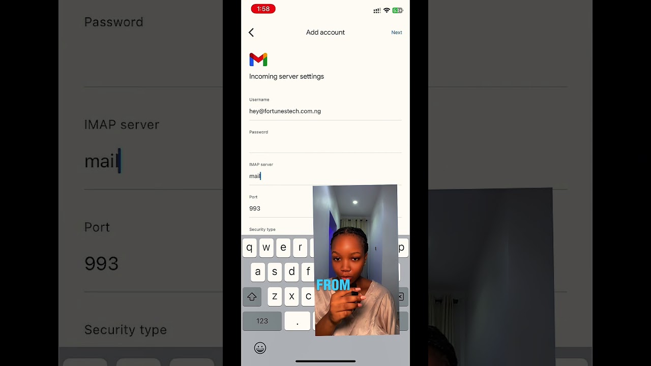 HOW TO ADD PROFESSIONAL EMAIL/ DOMAIN EMAIL TO THE GMAIL APP #professionalemail #gmail #webmail