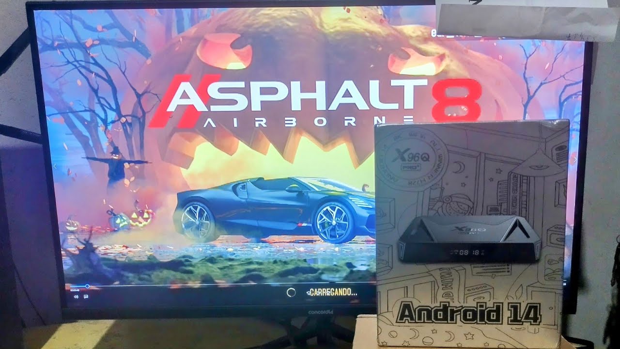 TV BOX X96Q PRO PLUS (ALLWINNER H728) RODANDO ASPHALT 8
