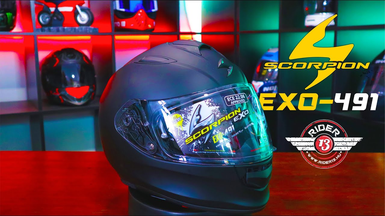 Scorpion EXO-491 bukósisak bemutató | RiderTV