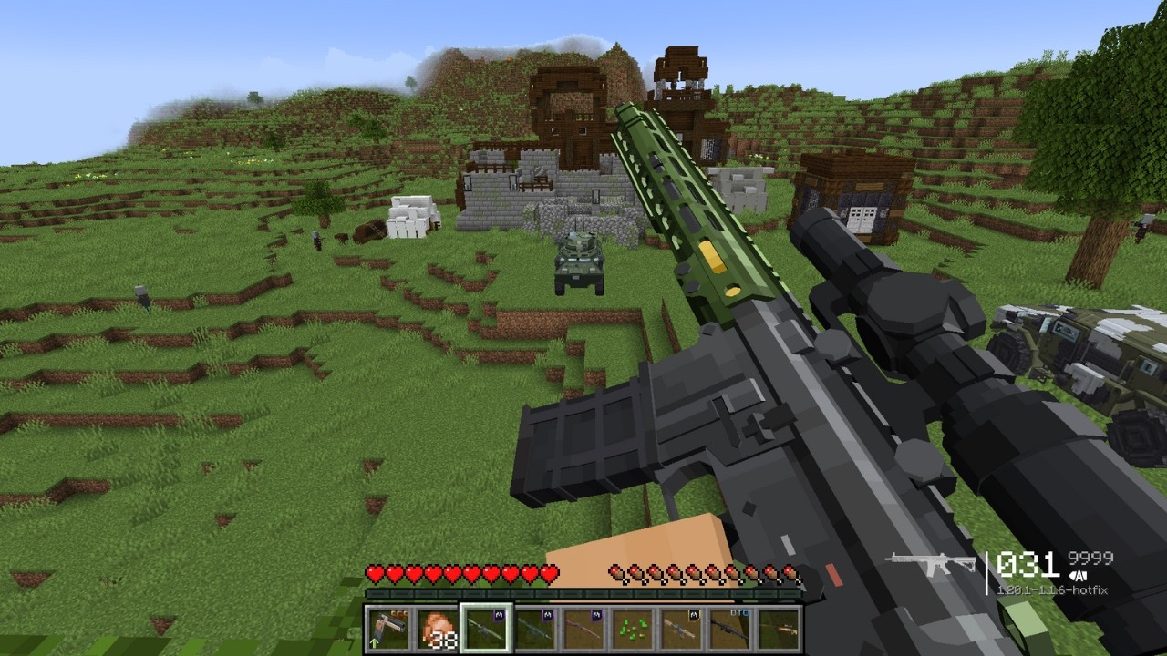 Villagers Hired Me to Destroy Pillager Outpost with Cannons & Guns! 💣🔫