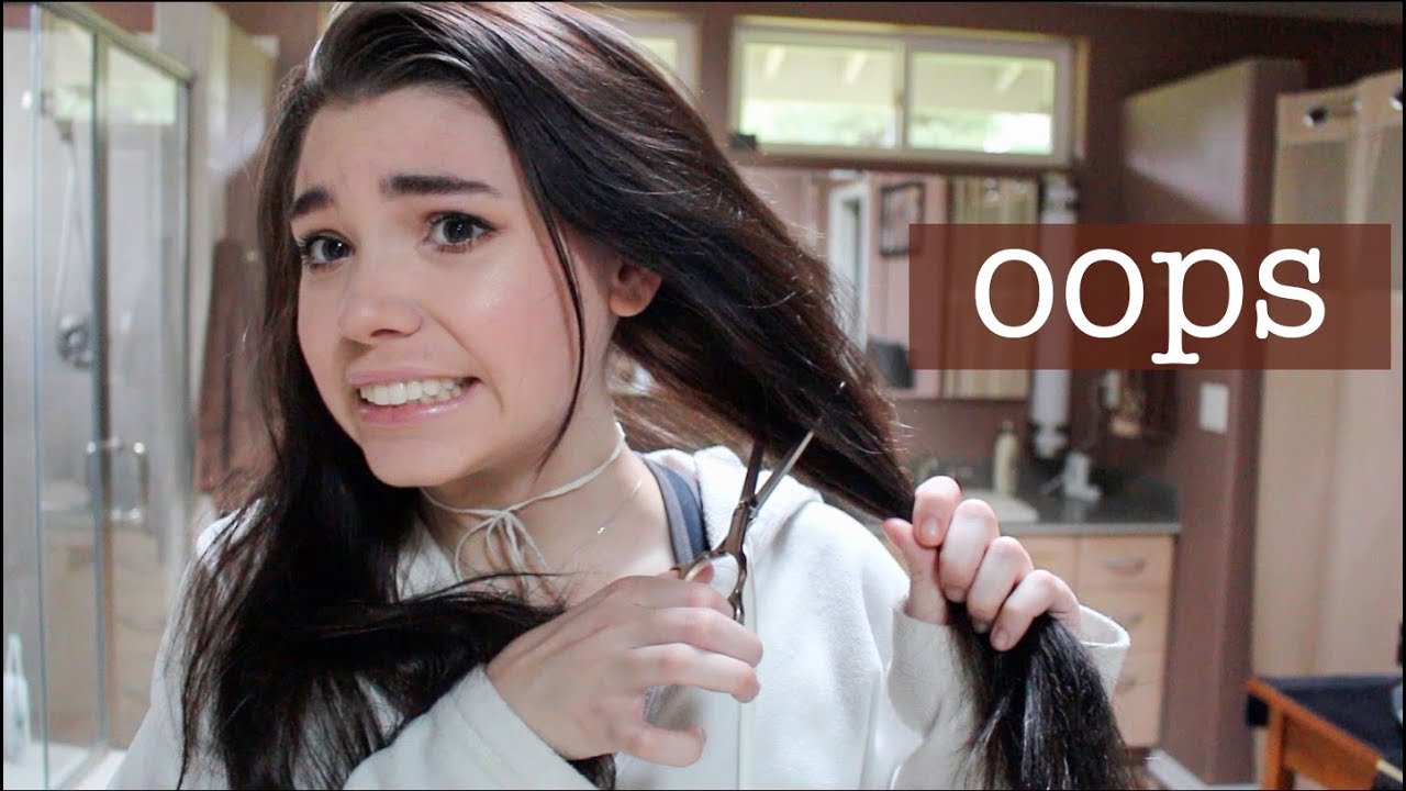 I cut my own hair off