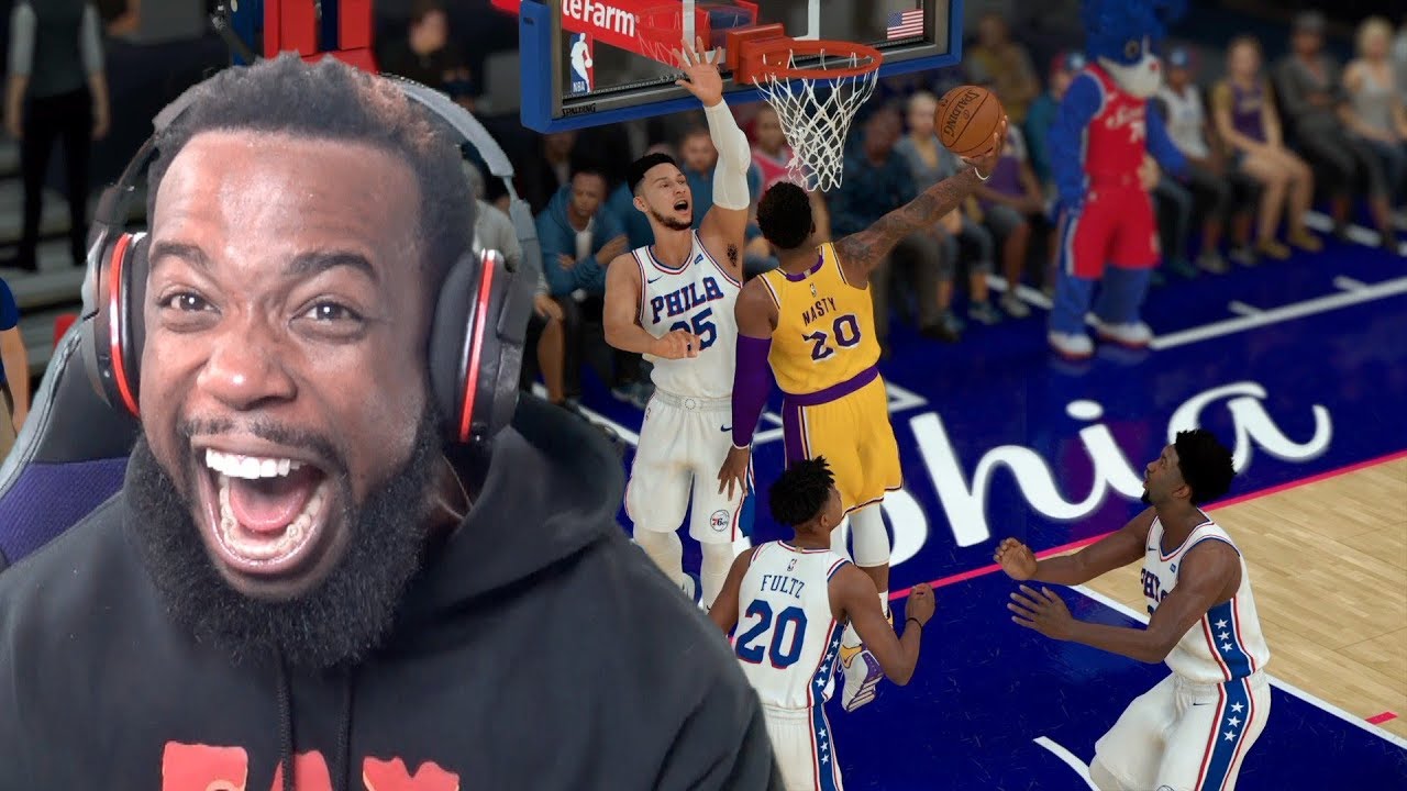 I DUNKED ON BEN SIMMONS!! Lakers vs Sixers NBA 2K19 MyCareer Ep 78