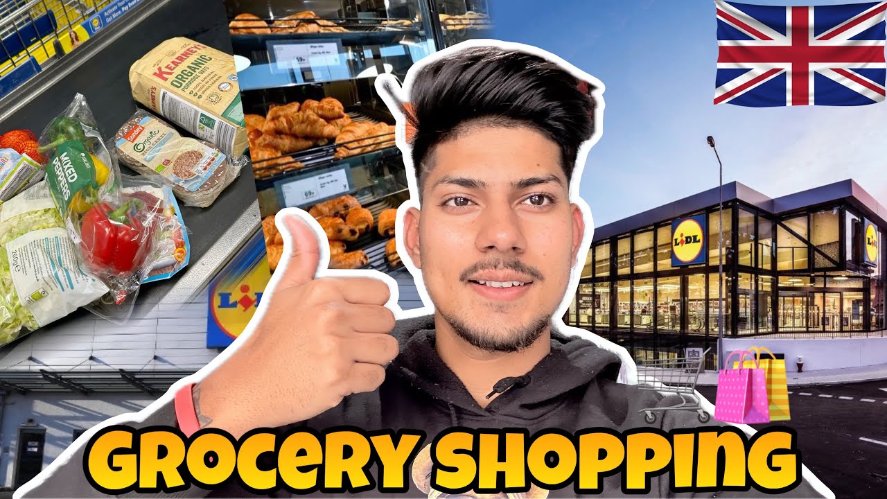 Grocery shopping in UK 🇬🇧LIDL | international students