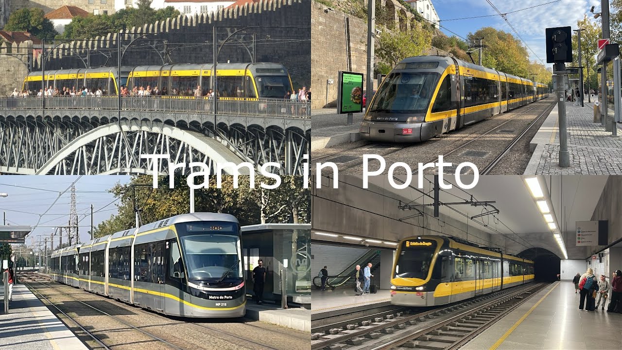 Trams in Porto