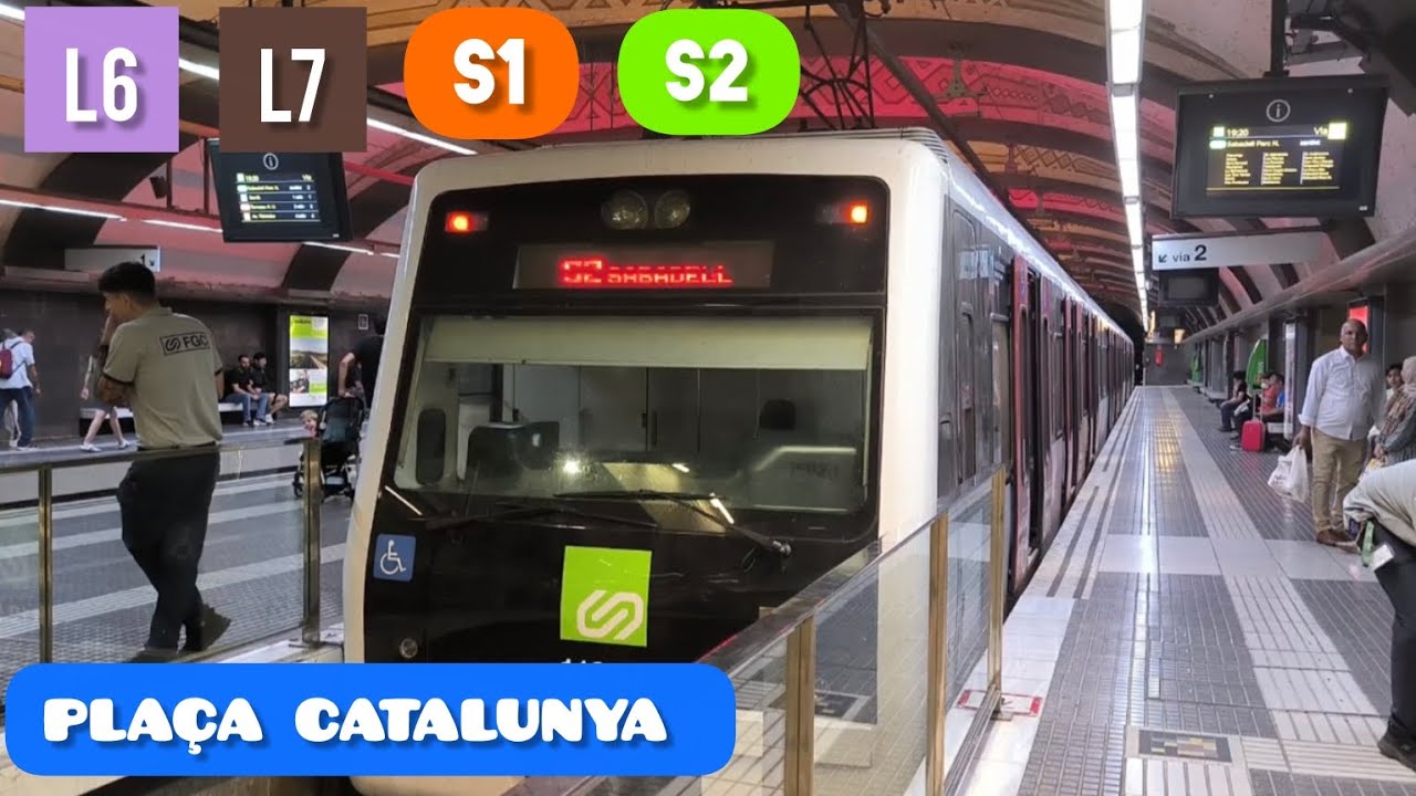 Plaça Catalunya FGC Vallès Lineas L6, L7, S1, S2 | UT 112 Y UT 113