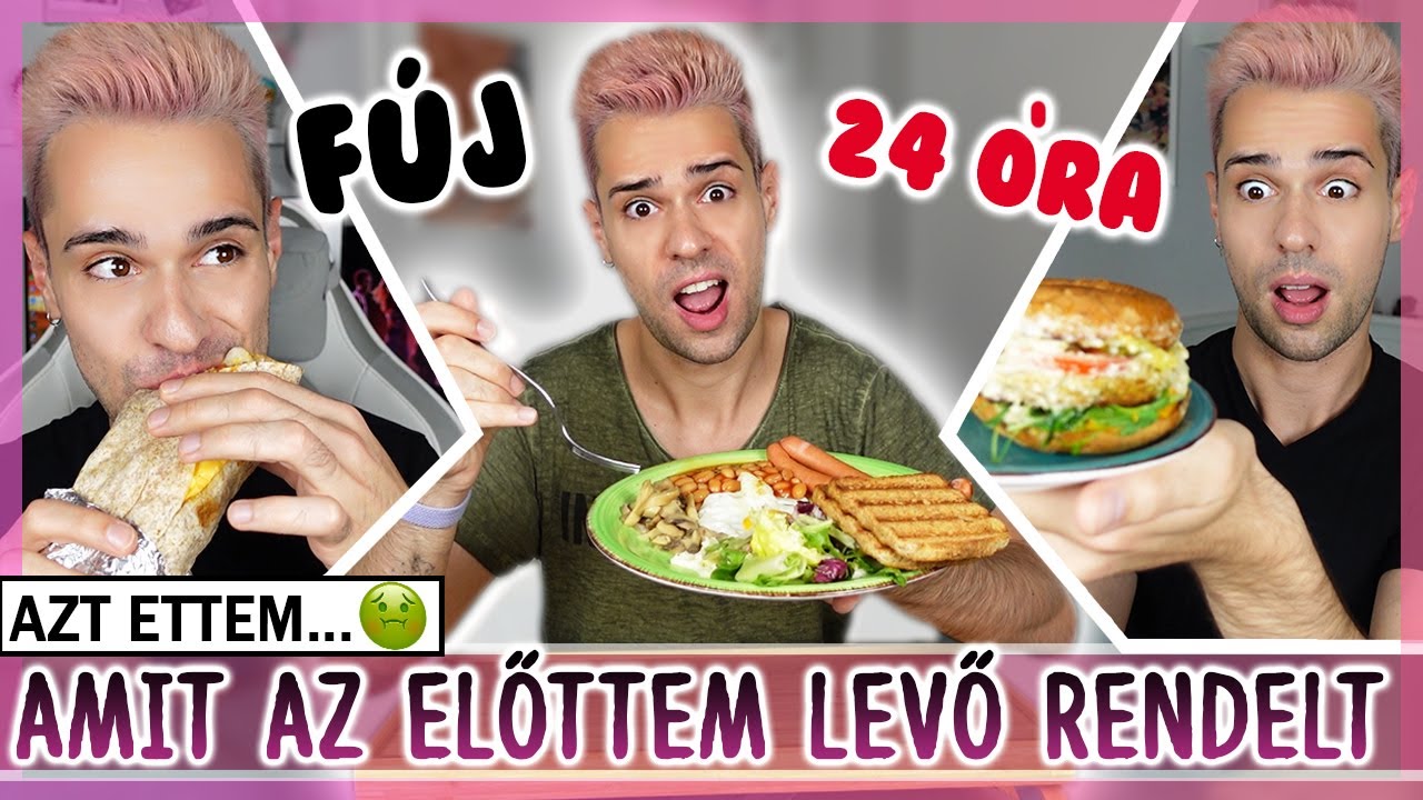 $ 24 ÓRÁIG AZT ETTEM AMIT AZ ELŐTTEM LEVŐ RENDELT🤢😱 $