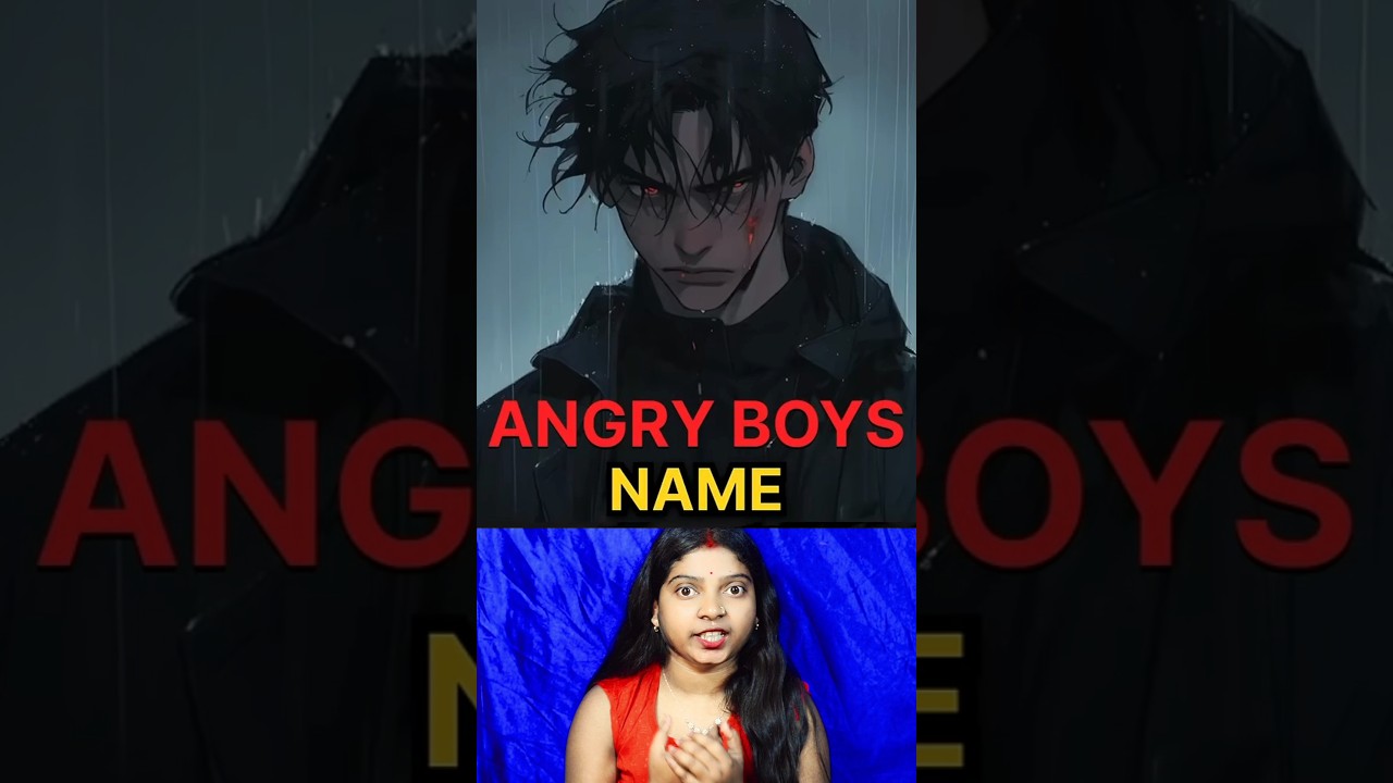 Top 10 Angry Boys Name 😱 
