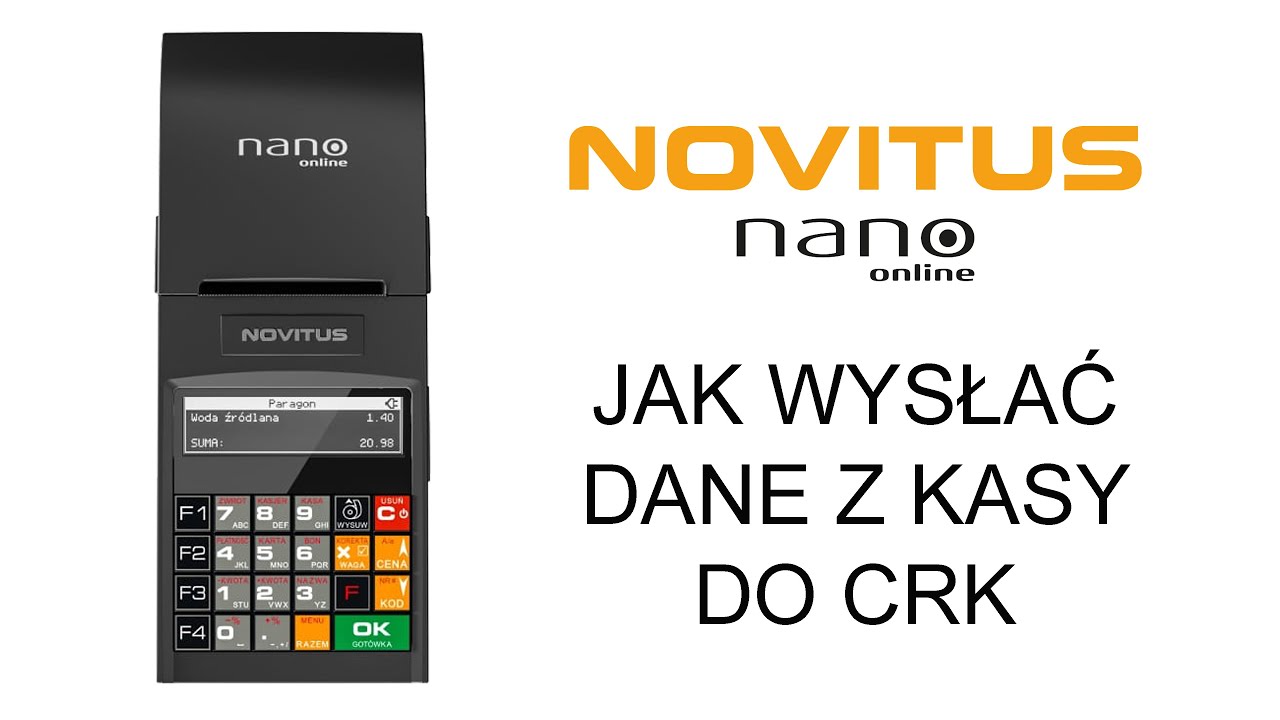 Jak wymusić wysłanie danych w kasie NOVITUS Nano Online