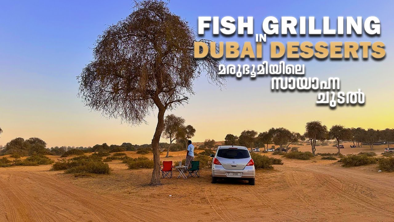 DUBAI DESSERT GRILLING VIBES | മരുഭൂമിയിലെ സായാഹ്‌ന ചുടൽ |Foodie Sha|