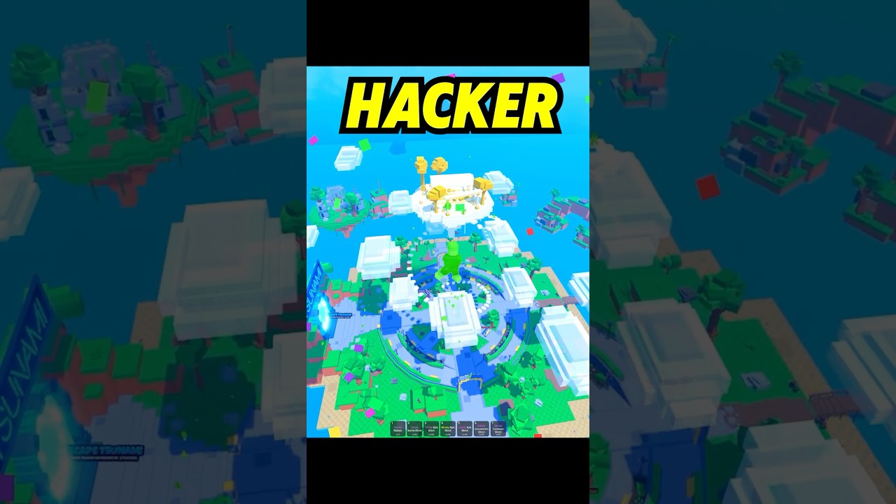 Noob vs Pro vs Hacker in escape tsunami #roblox