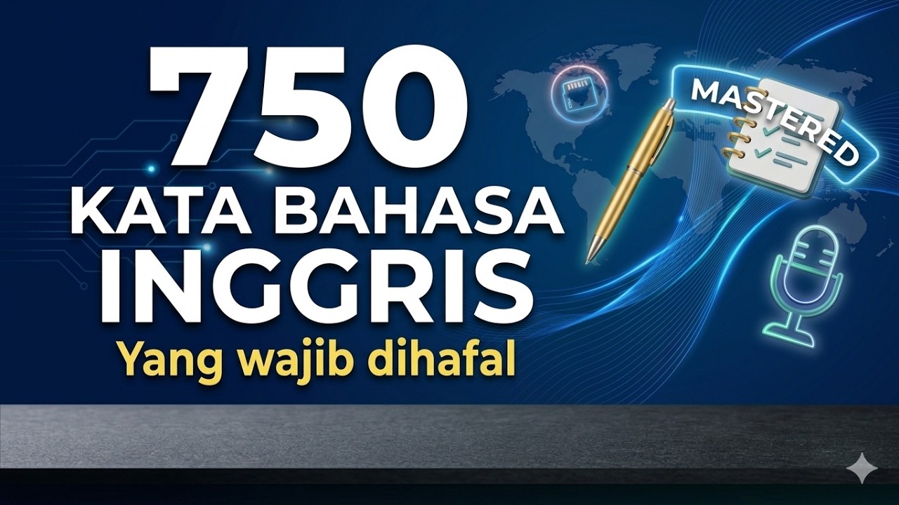 750 kata yang wajib dihafal dalam bahasa inggris | hafal kosakata bahasa inggris