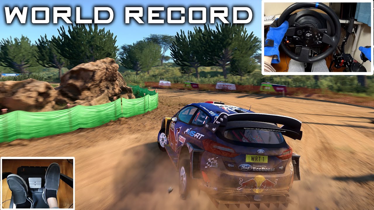 [Мировой рекорд] Safari Kenya (Fiesta WRC) | Поколения WRC | T300RS + TH8A | 4K60FPS