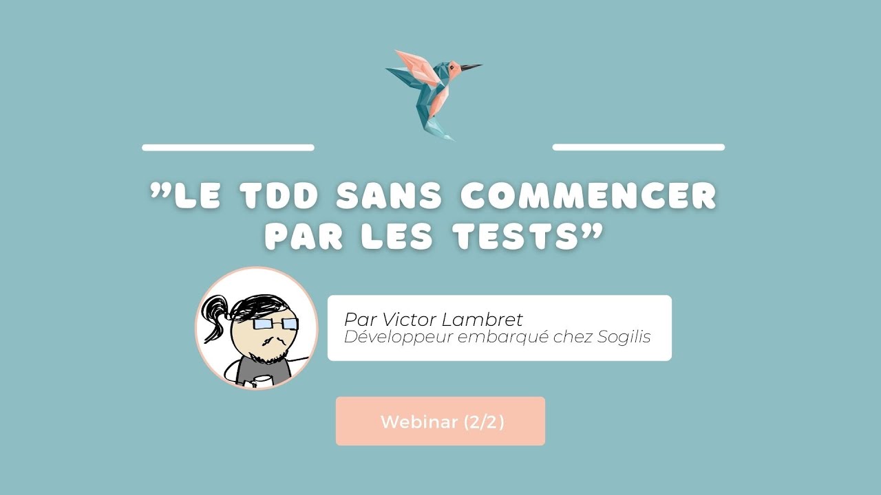 Le TDD sans commencer par les tests