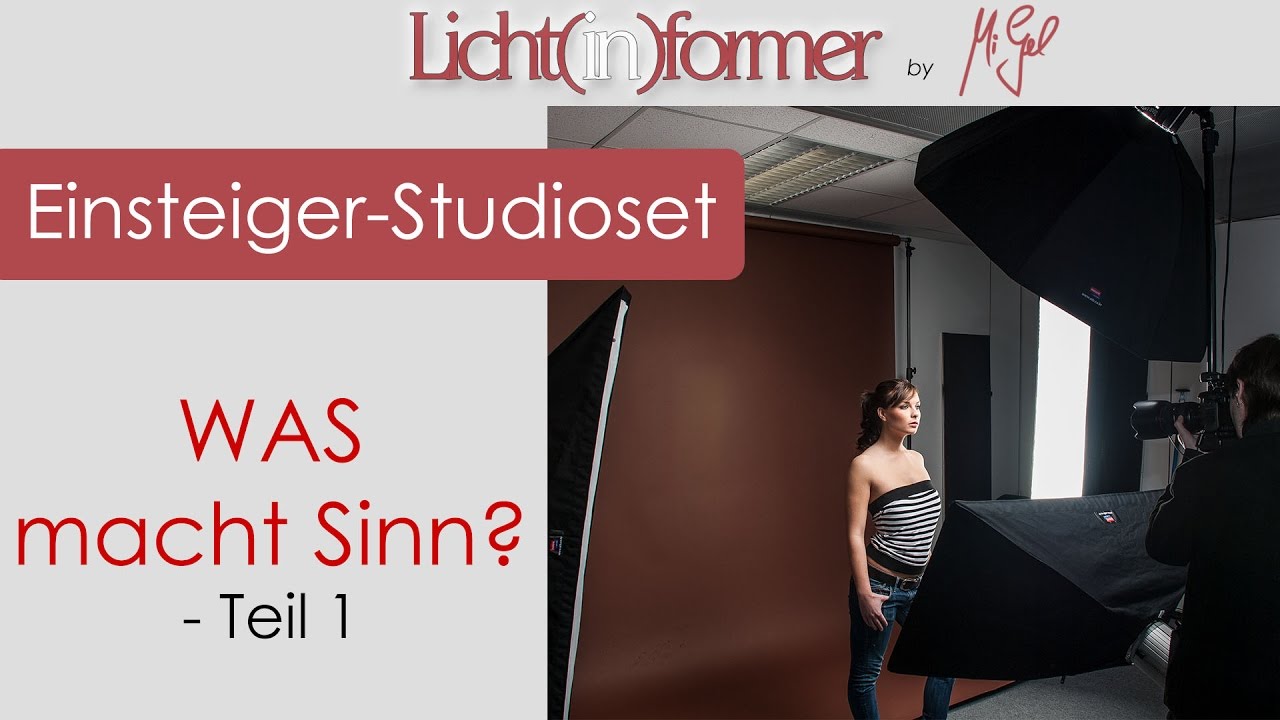 Ausr&uuml;stung f&uuml;r den Einstieg in die Studio-Fotografie