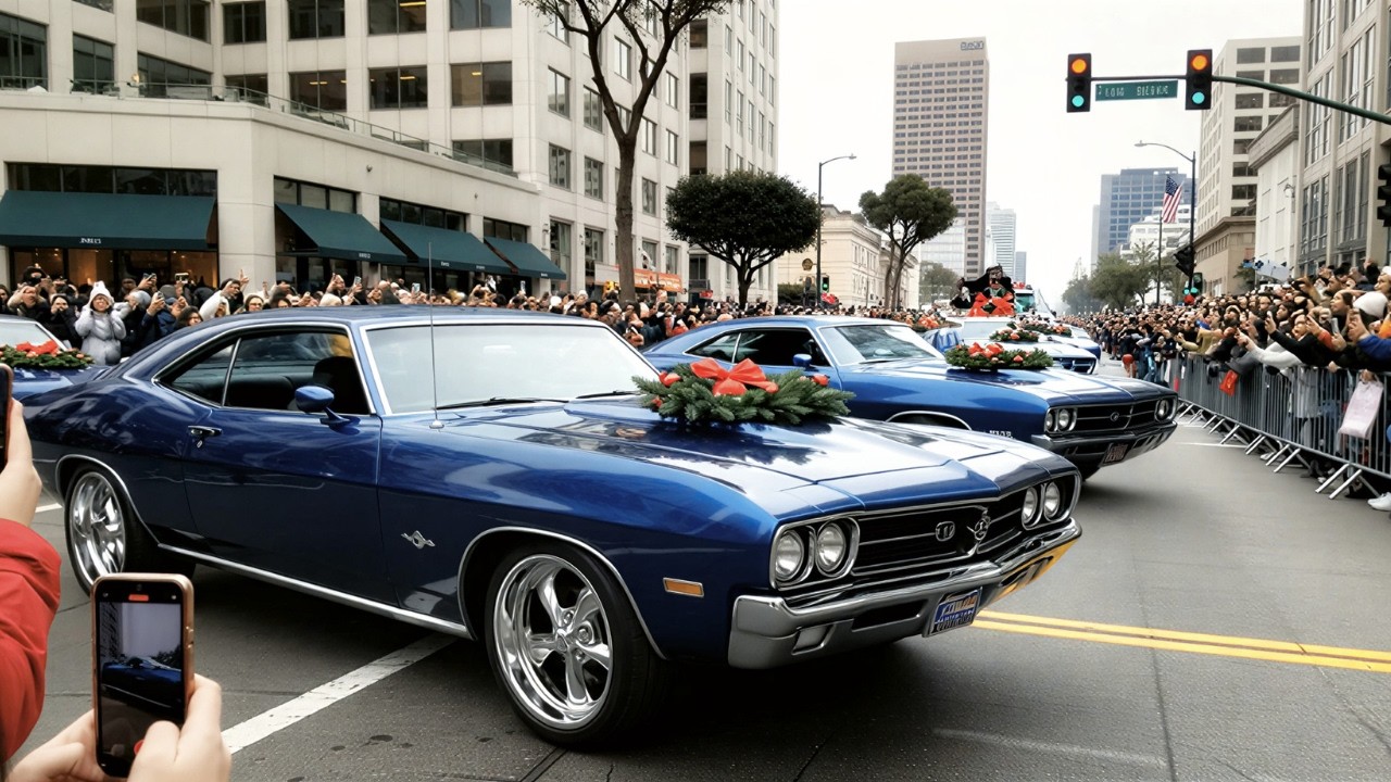 Los Angeles Holiday Parade 2026  Celebrity Floats, Supercars & Marching Bands 4K