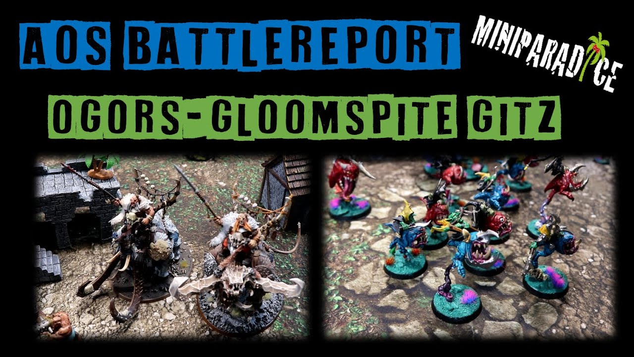Age of Sigmar Battlereport - Ogor Mawtribes vs Gloomspite Gitz 2000 Punkte