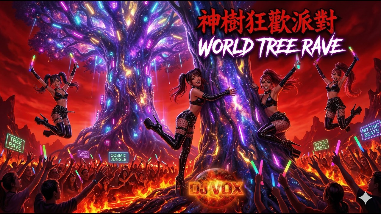 神樹狂歡派對 🌳🔥 WORLD TREE RAVE | 170 BPM Fengtau Hardstyle | DJ VOX