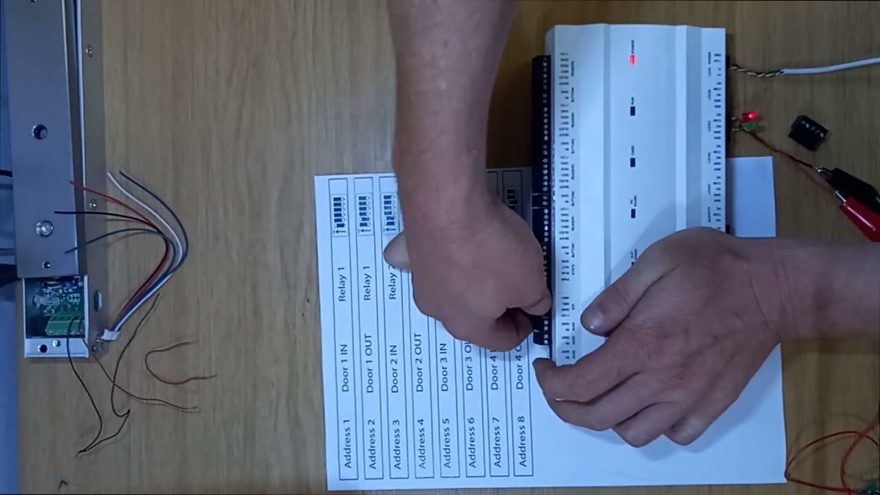 Testing an Zkteco Inbio 460 Pro Controller