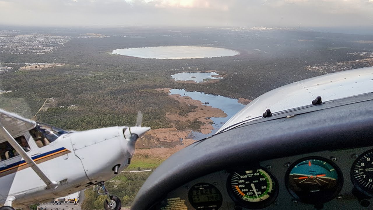 VFR Departure From Jandakot - via Yangebup Lake (YGB) ✈ Cessna C172 | Live ATC