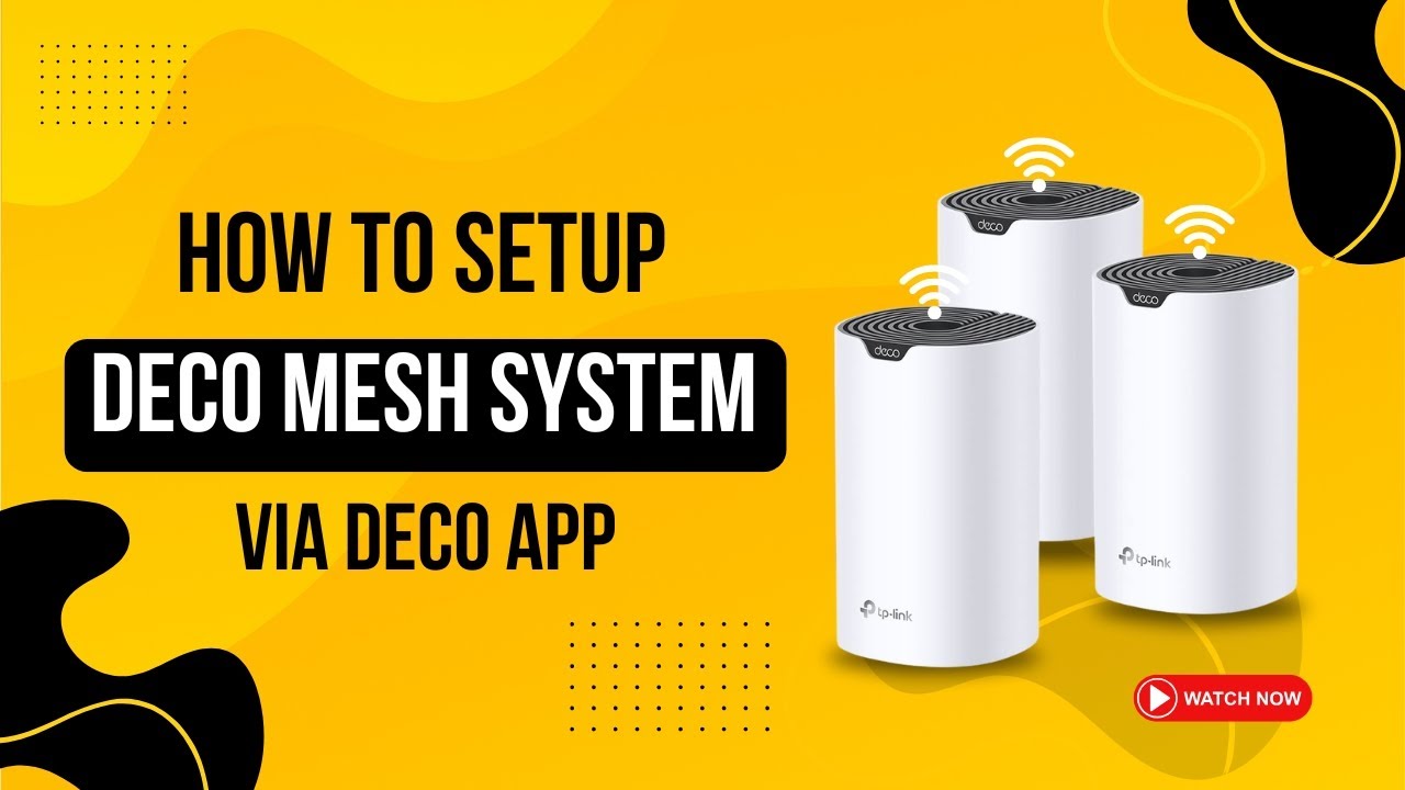 Как настроить систему Deco Mesh через приложение Deco | Руководство по настройке TP-Link Deco