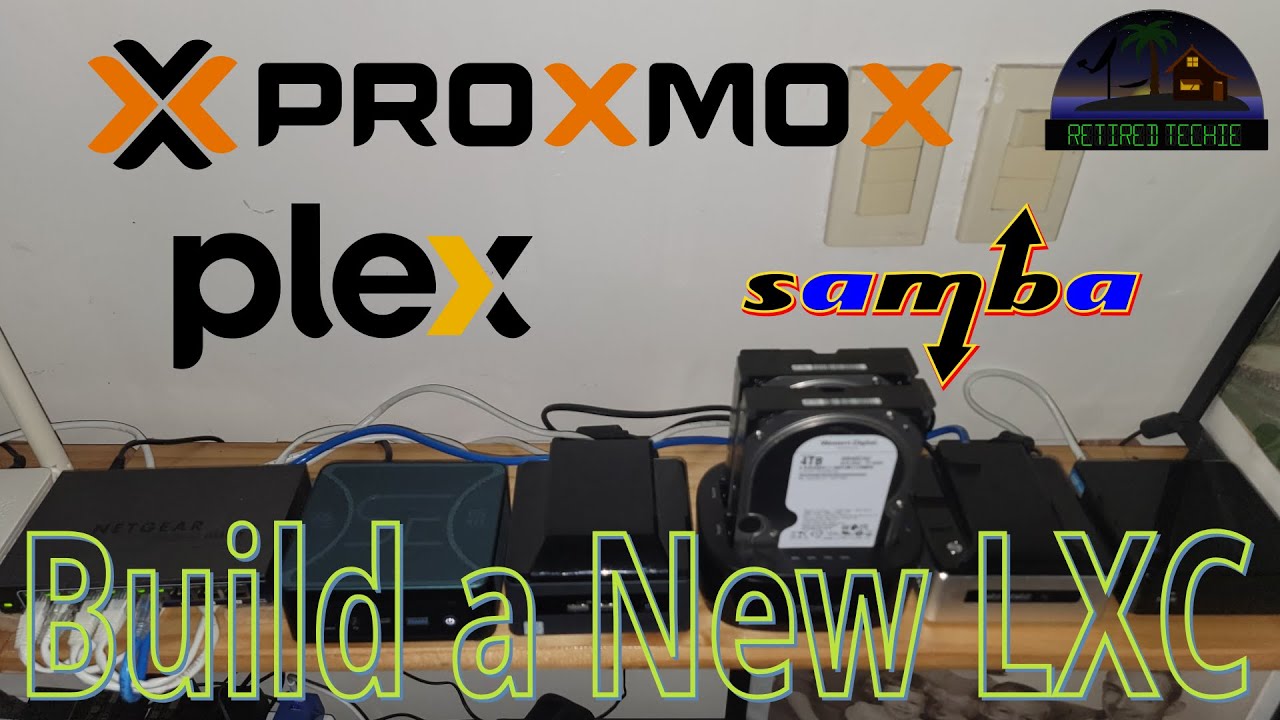 Plex и Samba на одном контейнере Proxmox LXC.