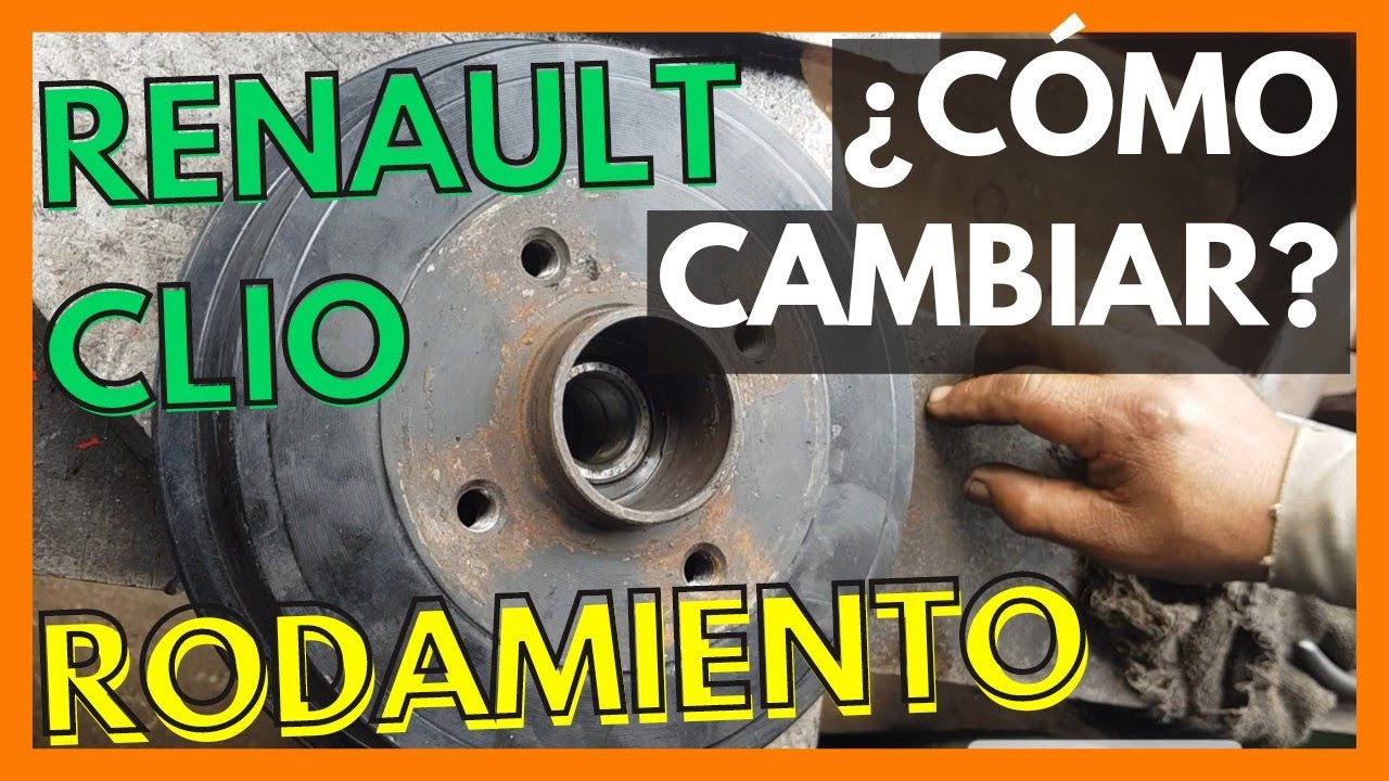💥 Cómo Cambiar un Rodamiento de Maza Trasera #renault #clio How to Change a Rear Speaker Bearing
