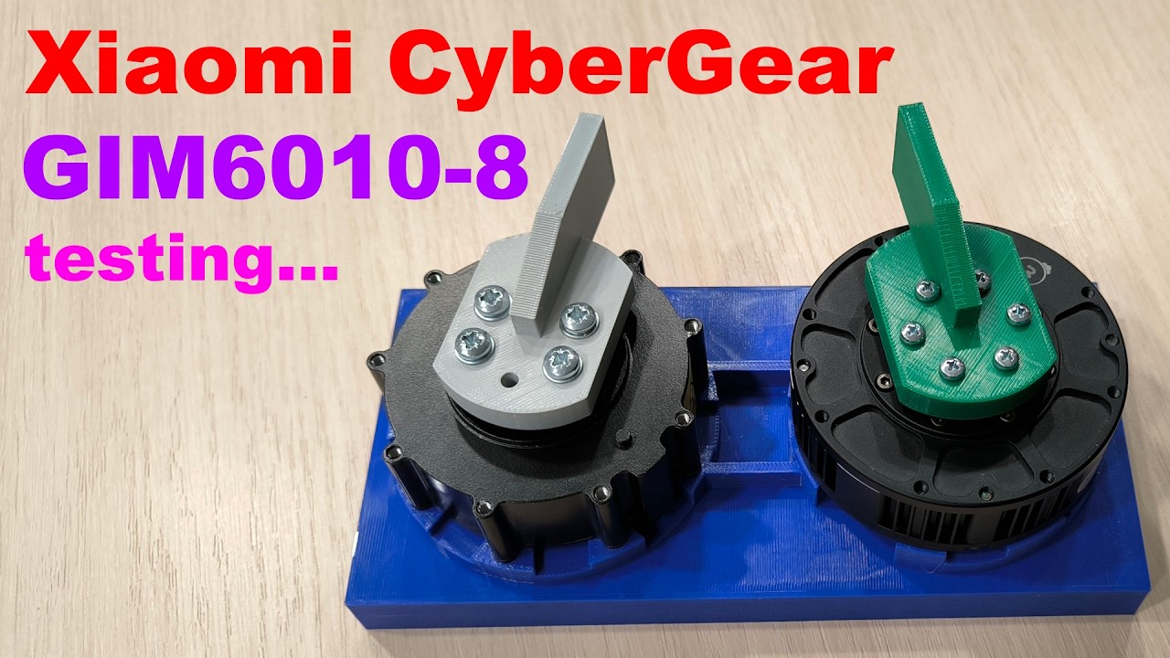 Xiaomi CyberGear против GIM6010-8