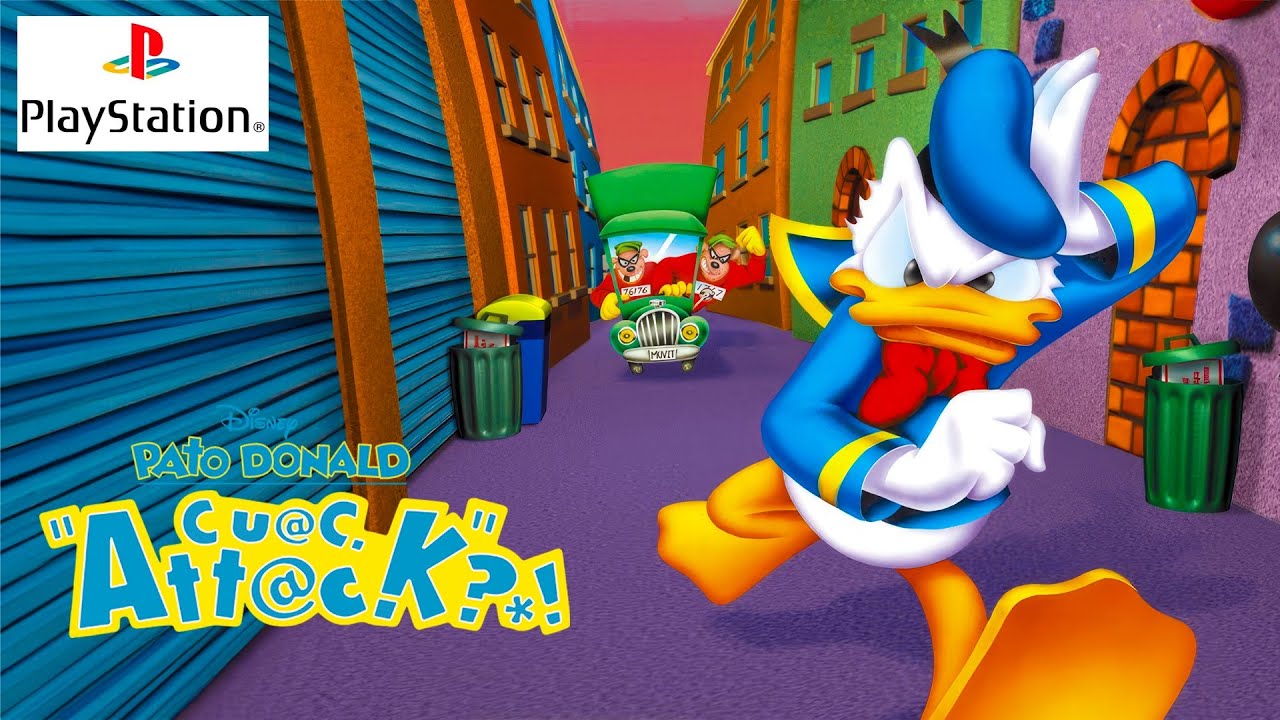 Pato Donald: Cuac Attack! (Donald Duck: Goin' Quackers! - Quack Attack!) Playstation 1 - PsOne - PS1