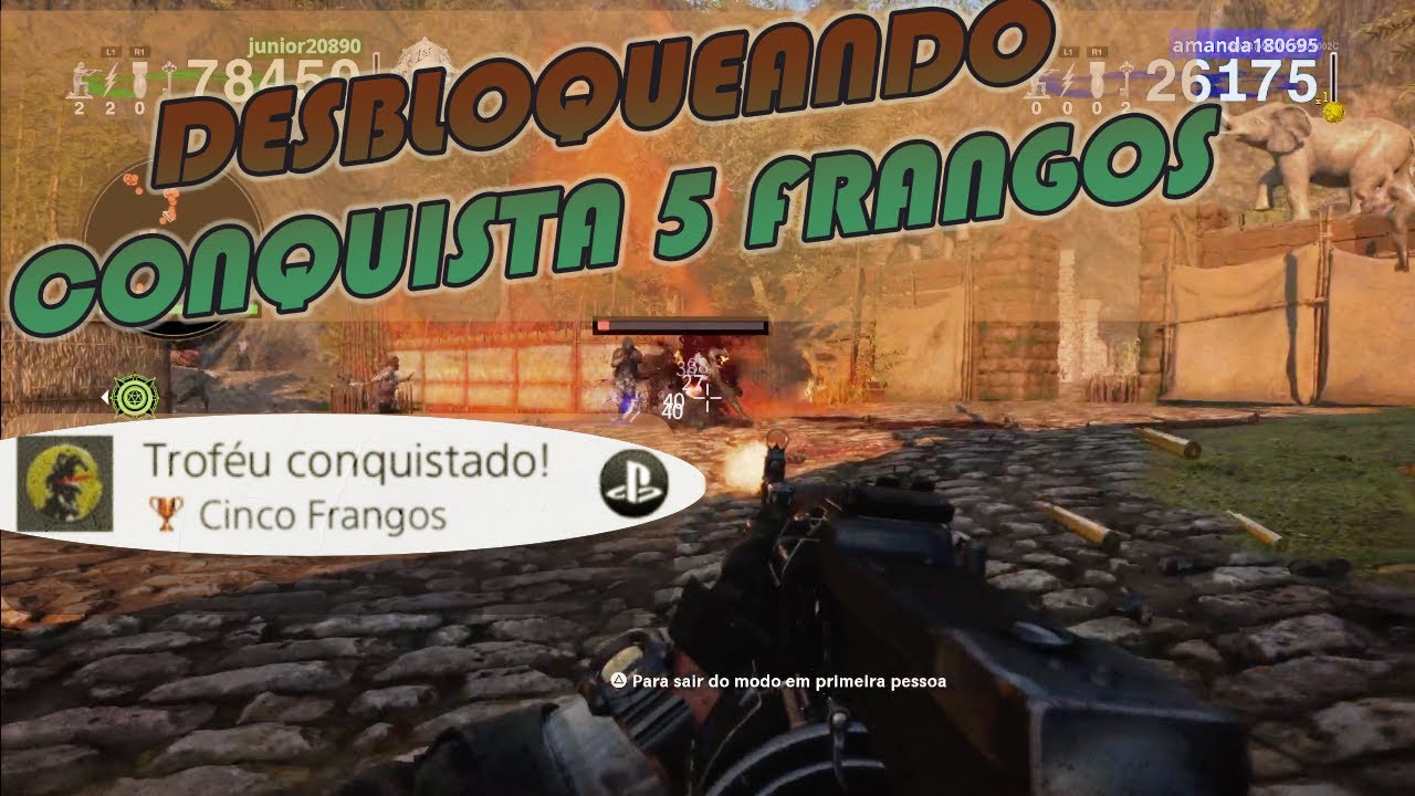 Como Liberar a Conquista\Trofeu Cinco Frangos Cod Cold War (Dead Ops Arcade)