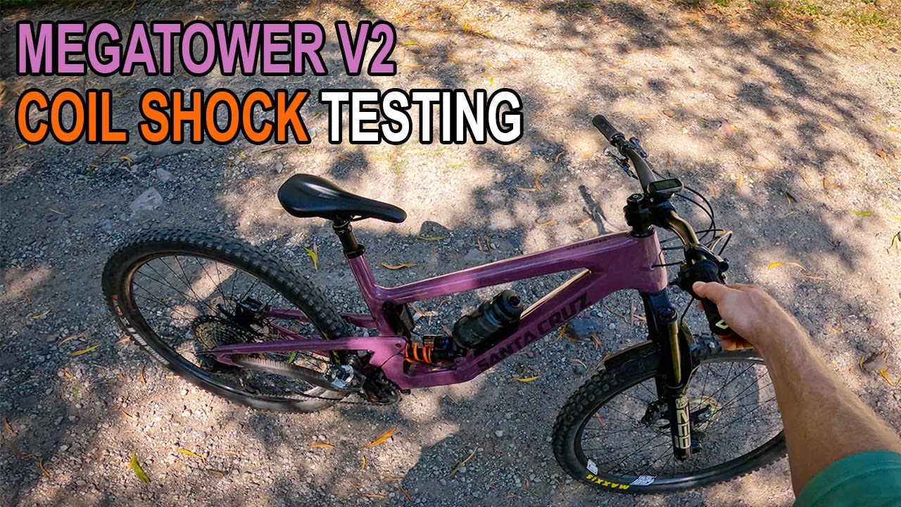 Better Than Air? Coil Shock Test Day on my Santa Cruz Megatower V2