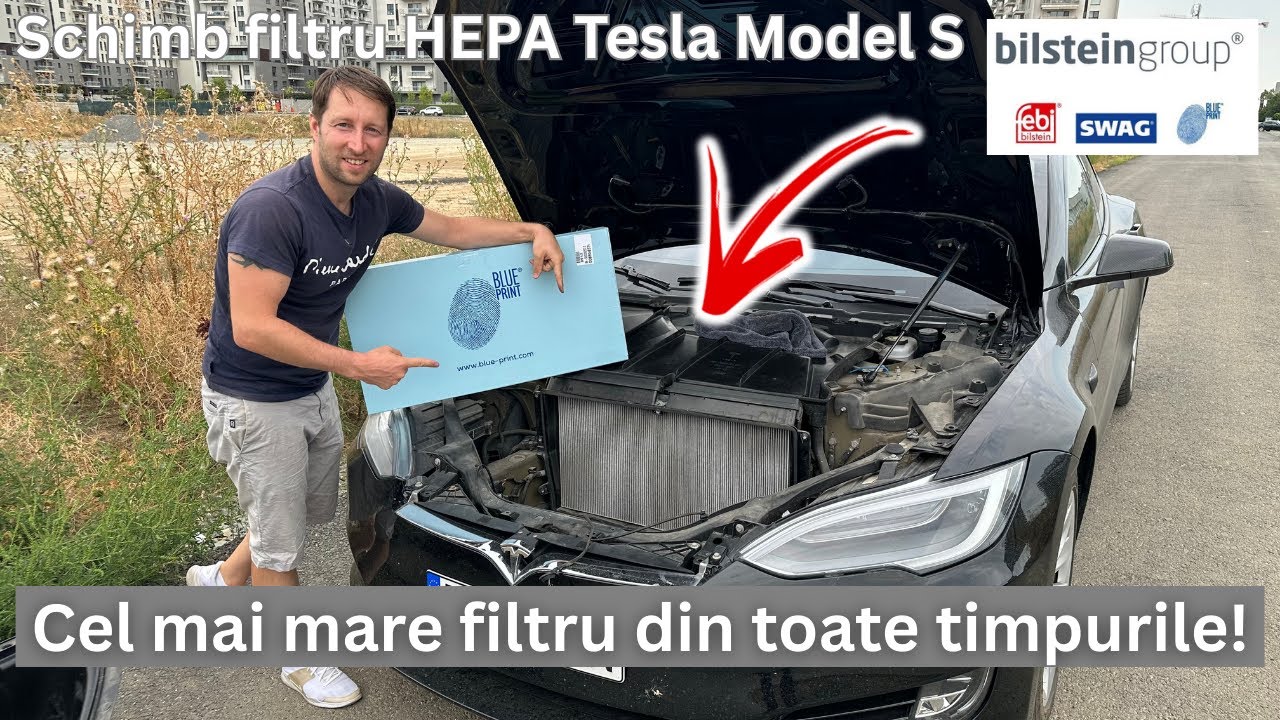 Tesla Model S – Schimbare Filtru HEPA Pas cu Pas