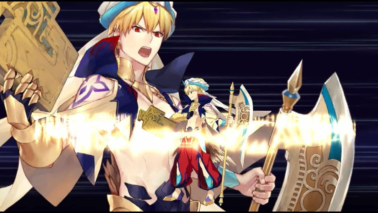 [Fate/Grand Order 60FPS 4K] 4* Gilgamesh (Caster) Animation+Skill+NP Demonstration