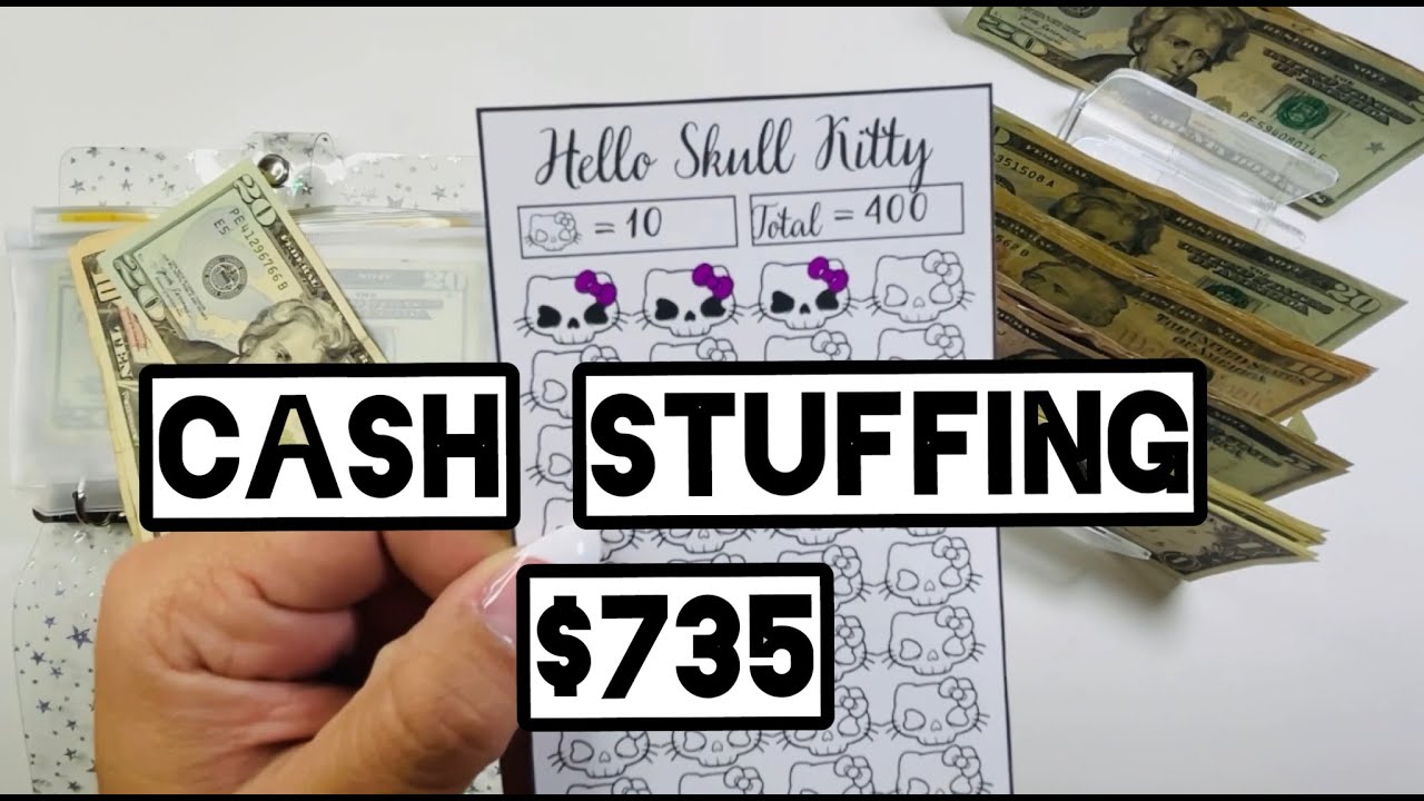 Cash Stuffing $735 #cashstuffing #cashenvelopes