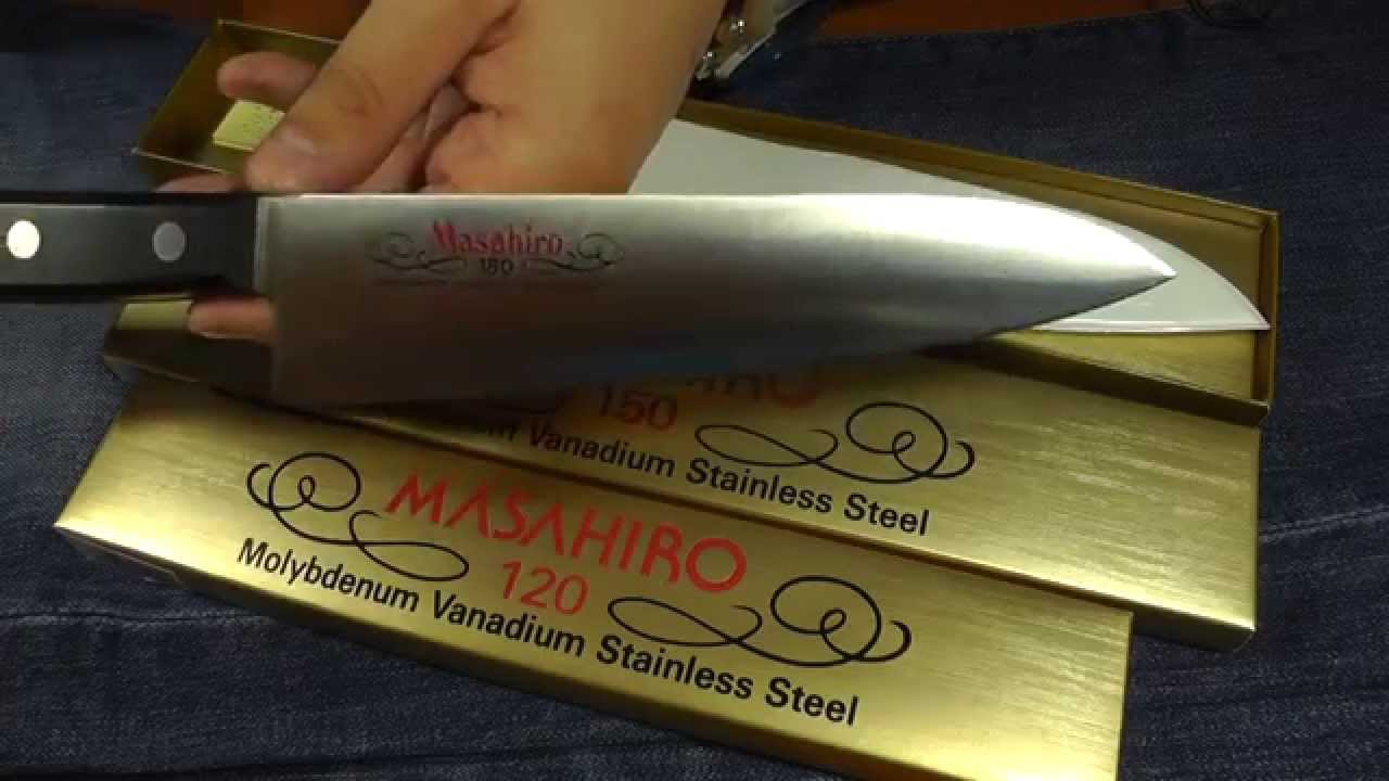 Универсальные кухонные ножи Masahiro. Впечатления.