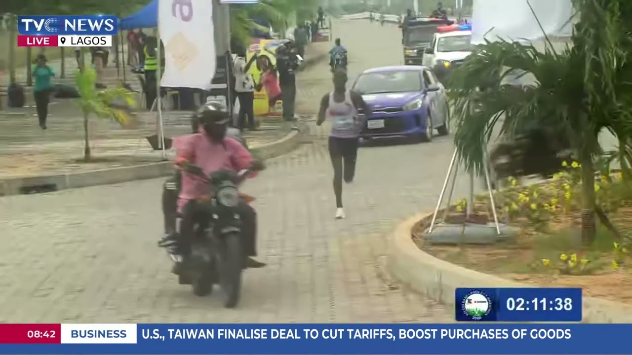 Lagos Marathon 2026: Kenya's Ezra Kipchumba Kering Storms Across The Line In 02:11:55