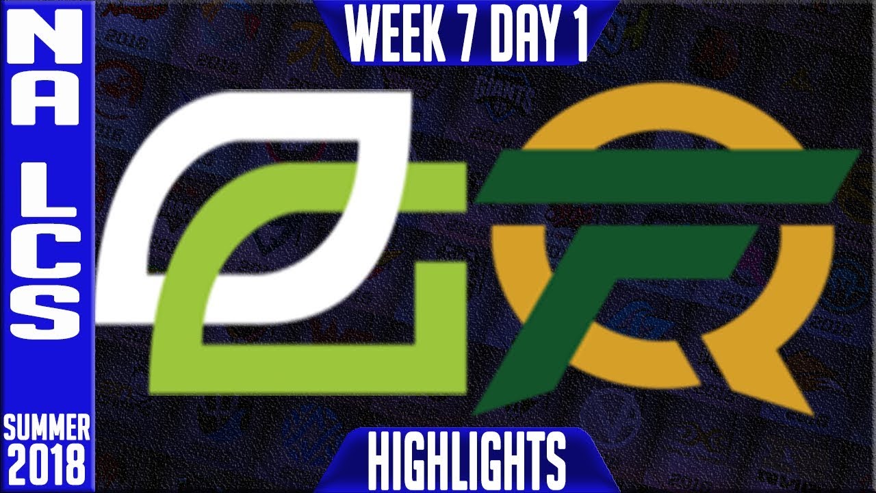OPT vs FLY Highlights | NA LCS Summer 208 Week 7 Day 1 | Optic Gaming vs FlyQuest