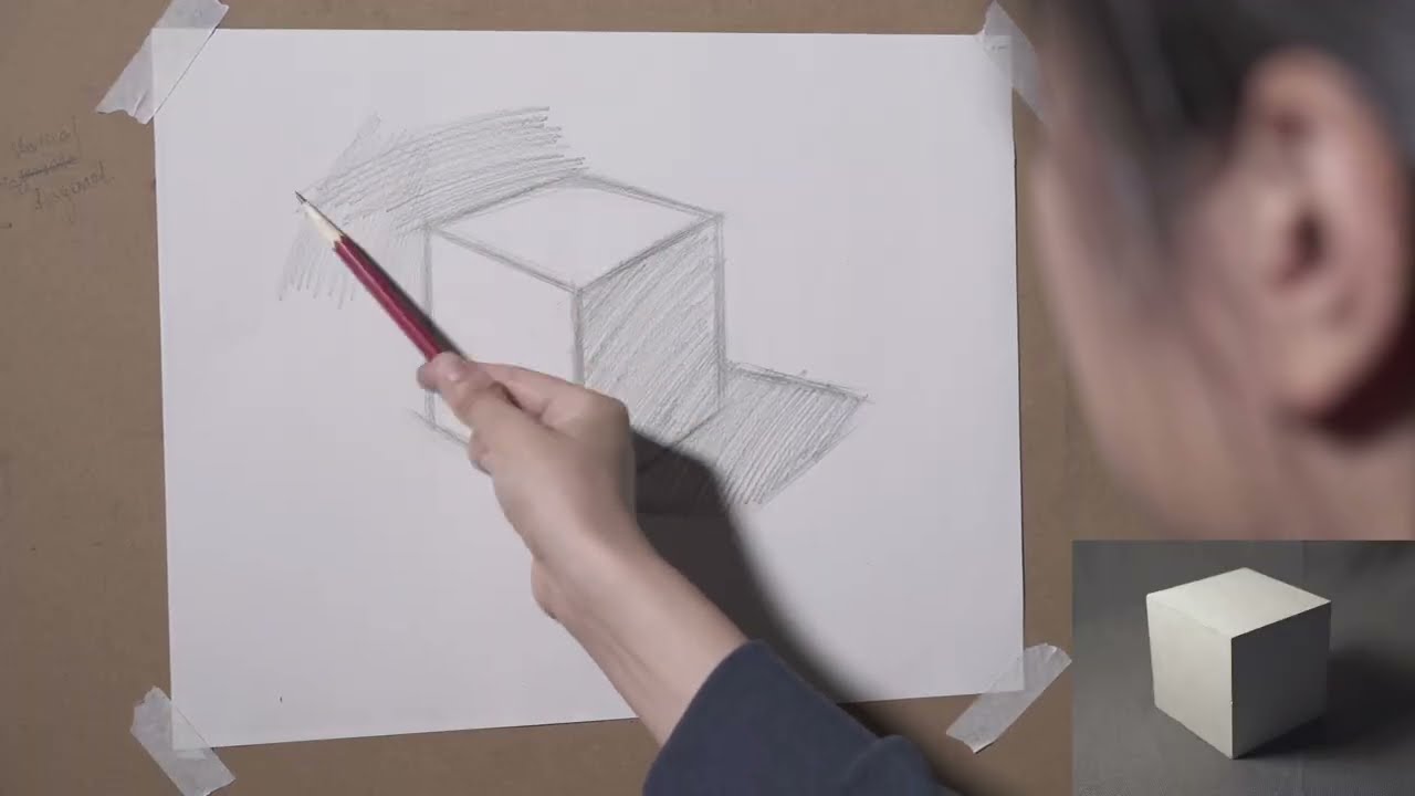 How to Draw a Cube in an Academic Way