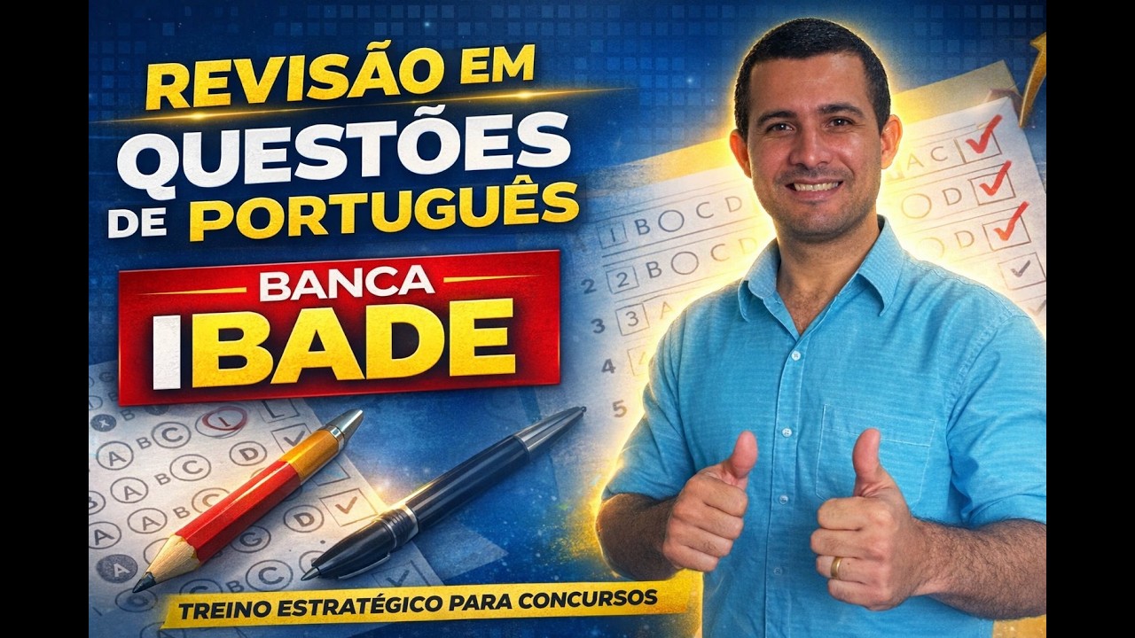 Revisão em questões de português -banca IBADE