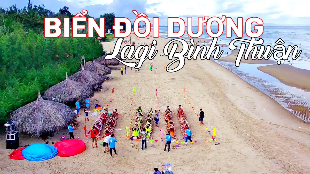 Góc Review Bãi Biển Đồi Dương LaGi Bình Thuận Rất Đông Vui #biendoiduong #bienlagi #dulichbien