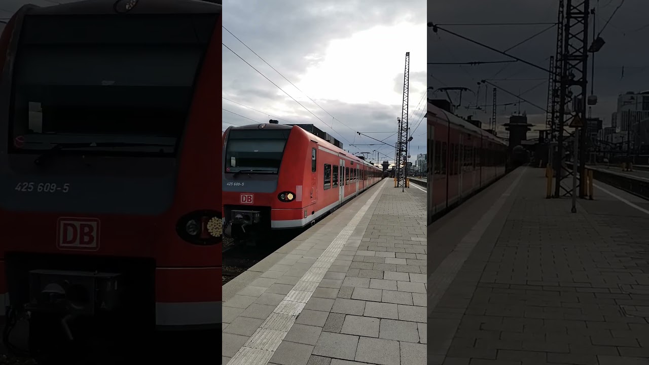 Einfahrt einer Baureihe 425 "Quietschie" in den Münchner Hbf